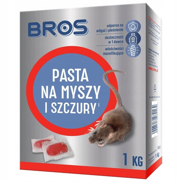 BROS PASTA TIL MUS OG ROTTER gnavergift 150g