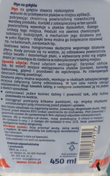 BROS DUEVÆSKE + AFSKYTTENDE TAPE 450 ml