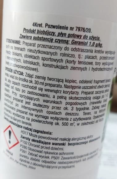 SUMIN myyräkarkottava neste 550 ml