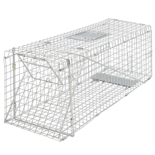 vidaXL levende fælde 80 cm galvaniseret