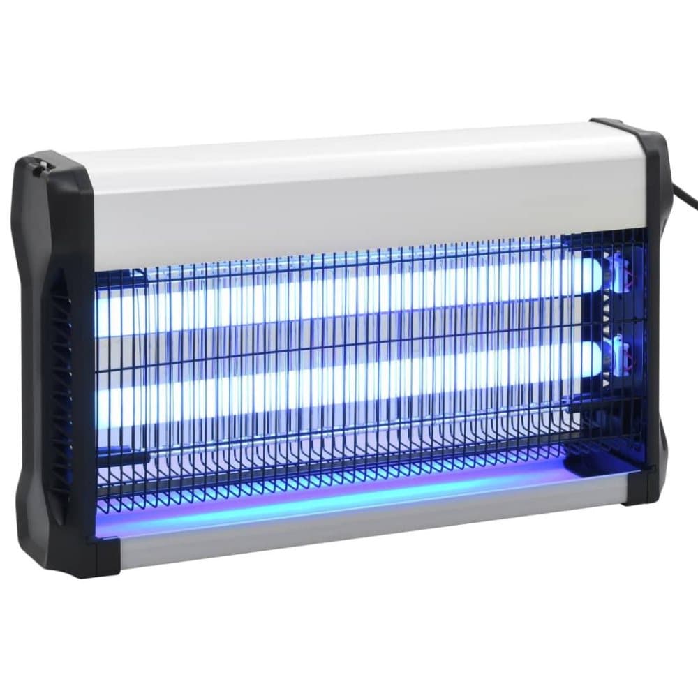 vidaXL Hyönteistentappaja alumiini ABS 30 W musta