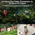 Miniatyrbild 3 av 6: Solfjäderkamera CAMPARK 2K 14MP Trail Camera 120° vidvinkel med 940nm nattseende och 4G SIM/APP