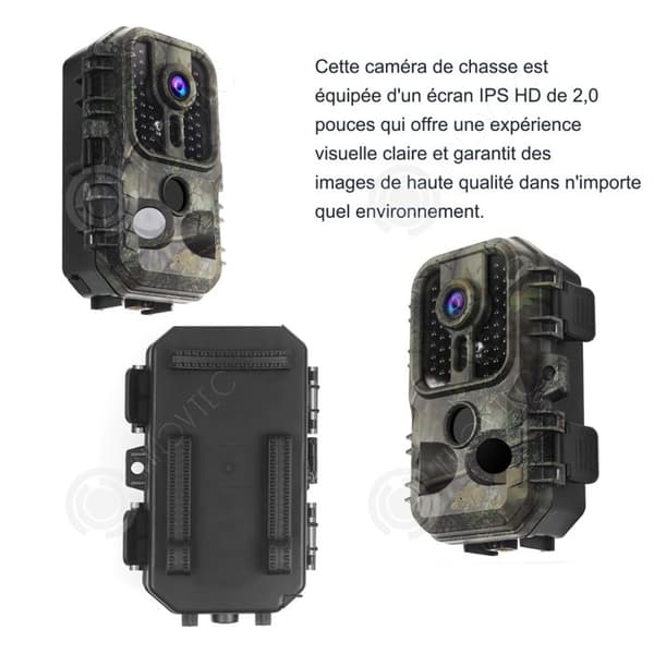 INN 4K IP66 Trail Camera med 64 GB minneskort Natt-infraröd jaktkamera 130 graders rörelseaktivering