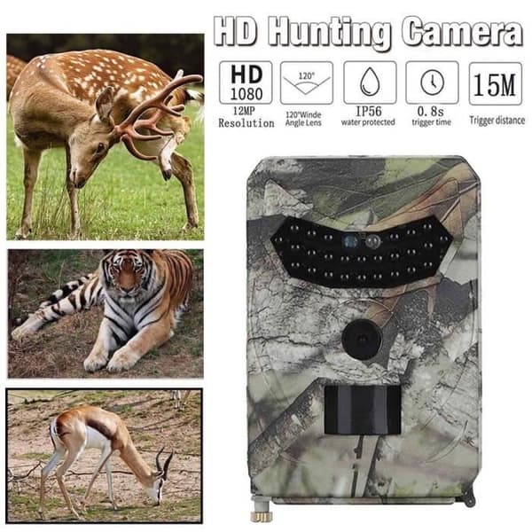 TD-kamera 1080P Wild Animal HD Vattentät kameraövervakning Infraröd termisk avkänning Night Vision-kamera