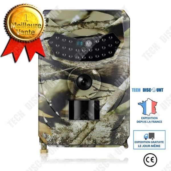TD® Trail Camera Vattentät 26 lysdioder 12MP 1080P HD 120° Vidvinkel Trail Camera, infraröd rörelsesensor