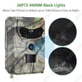 Miniatyrbild 3 av 4: TD® Best Hunting Camera HD Outdoor Night Vision 12 MP 120°/ Vidvinkel Vattentät med infraröd och induktionsövervakning