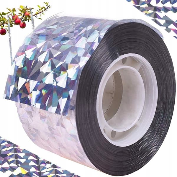 Reflekterende fugleafvisende tape 50m havebeskyttelse AFVISENDE REFLEKTERENDE