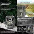 Miniatyrbild 3 av 4: INN Jaktskamera 4G 20MP 1080P HD nattvision IP66 infraröd detektering automatisk fotografering 75x90x45mm foto och video