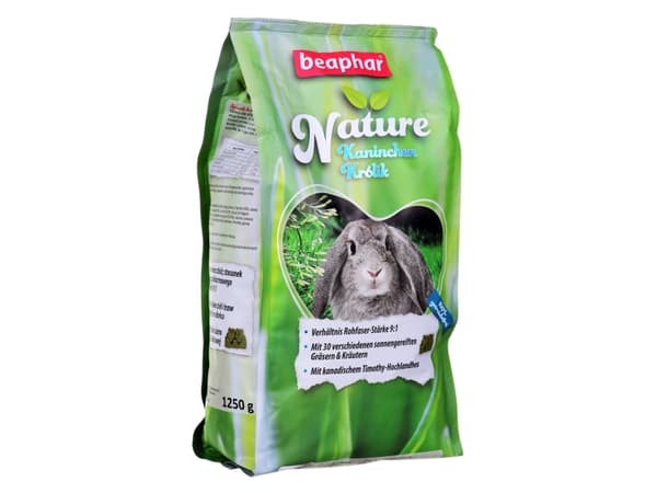 Beaphar Nature, Granuler, 1,25 kg, Kanin, Vitamin A, Vitamin B1, Vitamin B12, Vitamin B2, Vitamin B6, Vitamin B9 (folic acid), Vitamin C,..., Selen,