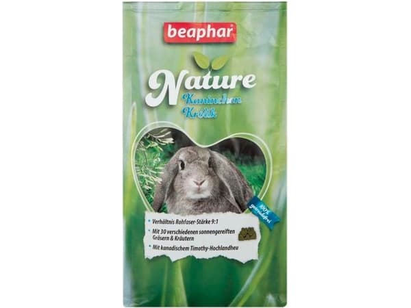 Beaphar Nature, Granuler, 1,25 kg, Kanin, Vitamin A, Vitamin B1, Vitamin B12, Vitamin B2, Vitamin B6, Vitamin B9 (folic acid), Vitamin C,..., Selen,