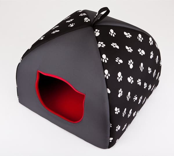 HOBBYDOG Igloo booth - Black with feet R2