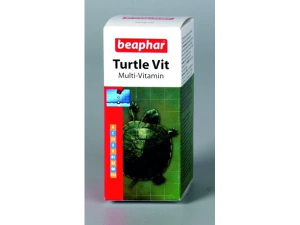 Beaphar Turtle Vit, Skilpadde, Dråper, Generelle helsefordeler, Vitamin A, Vitamin B1, Vitamin B12, Vitamin B2, Vitamin B3, Vitamin B5, Vitamin B6, V