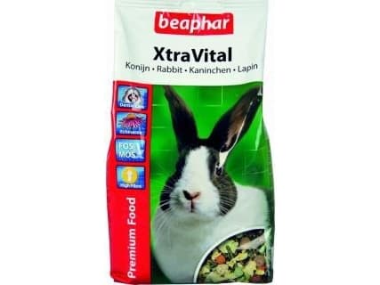 Beaphar XtraVital, Granuler, 1 kg, Kanin, Vitamin A, Vitamin D3, Kopper, Jod, Mangan, Zink, 15%