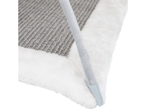 Trixie Scratching mat with toys on string, 60 × 33 × 42 cm, grey/li
