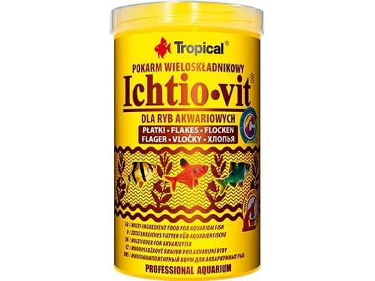 TROPICAL Ichtio-Vit - foder för akvariefiskar - 500 ml/100 g