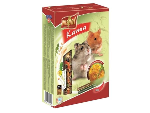 Vitapol zvp-1102, Høy, 1 kg, Hamster, Vitamin A, Vitamin B2, Vitamin B3, Vitamin D, Vitamin E