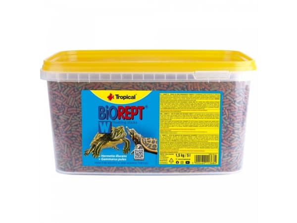 TROPICAL Biorept W - ruokaa vesikilpikonnille - 1,5kg