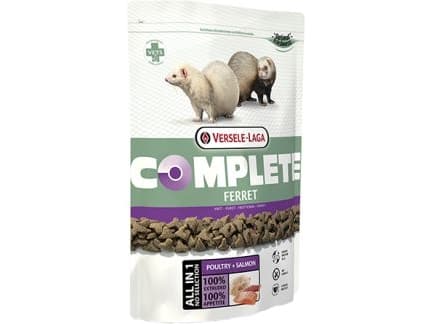Versele-Laga Ferret 750g, Snack, 750 g, Vitamin D3, Vitamin E, Poultry (chicken 42%, turkey 6%, duck 2%), Potatoes, Animal fat, Peas, Beet pulp, Cell
