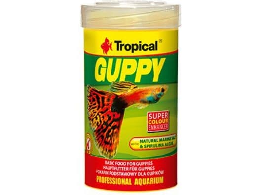 Tropical Guppy foder för guppyer 100 ml
