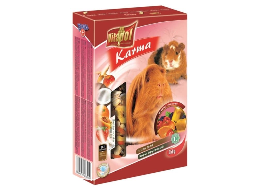 Vitapol zvp-1301, Hö, 350 g, Guinea pig, Vitamin A, Vitamin B1, Vitamin B2, Vitamin B3, Vitamin C