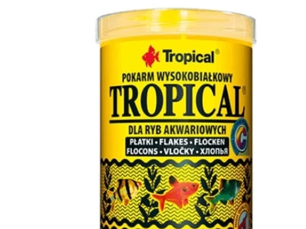 TROPICAL - Korkeaproteiininen rehu akvaariokaloille - 500 ml/100 g