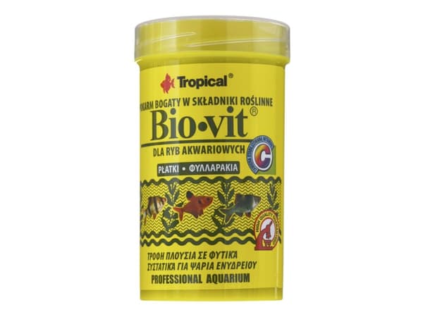 Tropical Bio-Vit växtfoder för fiskar 100 ml/25 g