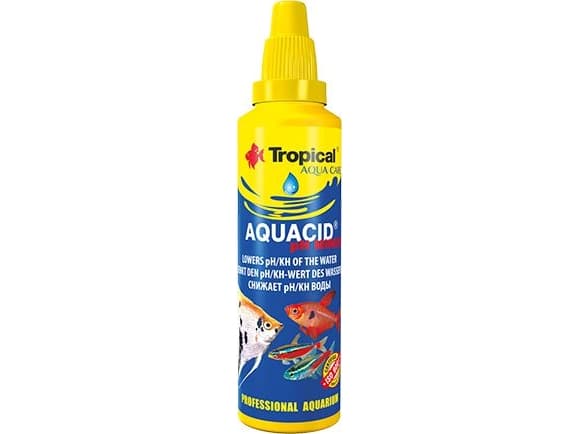 Tropical Aquacid PH Minus, 500 ml, Applying the preparation directly into the tank, it is recommended to monitor pH levels with a...