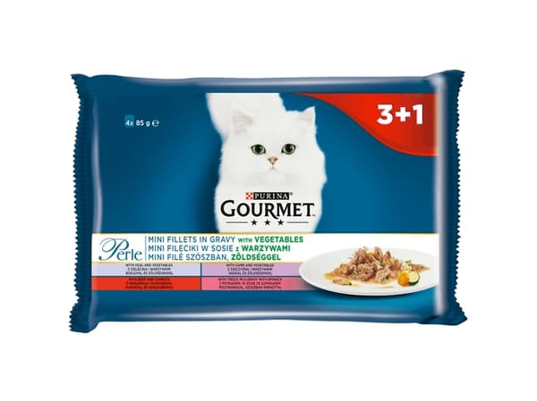 Purina GOURMET PERLE EXOTI (4X85G) PR 3 + 1