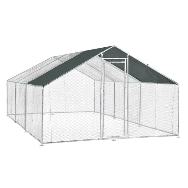 Hönsbur 3x6x2m galvaniserat stål [pro.tec]