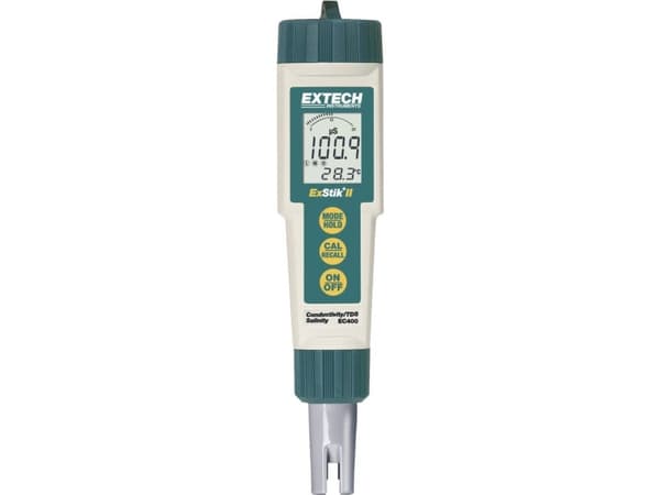 Extech EC400 Combi -mittalaite Liuennut kiintoaine (TDS), johtokyky, suolapitoisuus, lämpötila