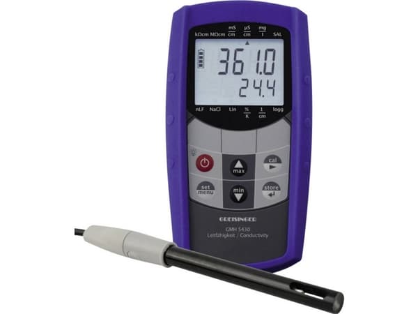Greisinger GMH 5430-400 Kombi-måleapparat Ledningsevne, Salinitet, Opløste dele (TDS), Temperatur