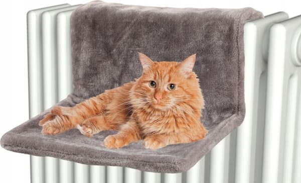 Zolux ZOLUX Hammock on the radiator for cats, gray color 44 x 42 cm
