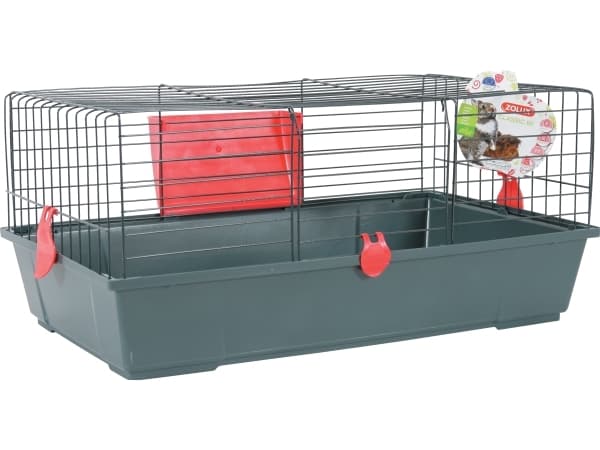 ZOLUX häkki suurille jyrsijöille CLASSIC 80 cm harmaa/punainen