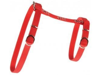 Zolux Harness for cats "Night Fish" 10 mm red