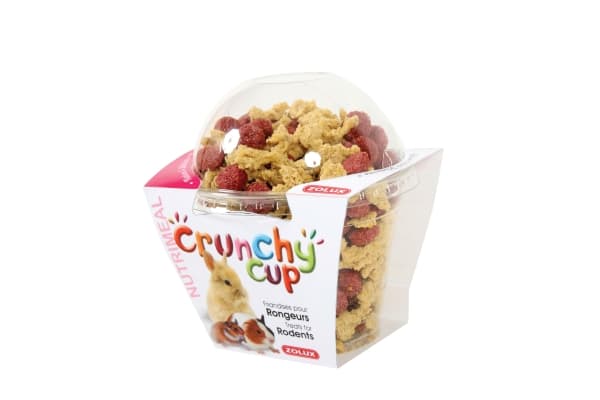 Zolux CRUNCHY CUP NUGGETS snacks for rodents natural/with beetroot 130 g