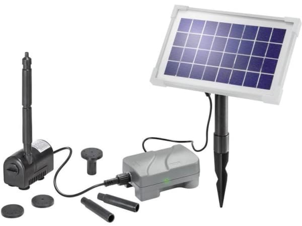 Esotec 101709 Rimini Plus Solcellepumpesæt med batterilager
