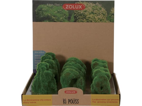 Zolux ZOLUX KIPOUSS rock aquarium decoration with seeds of live plants, 1 pcs (assorted)
