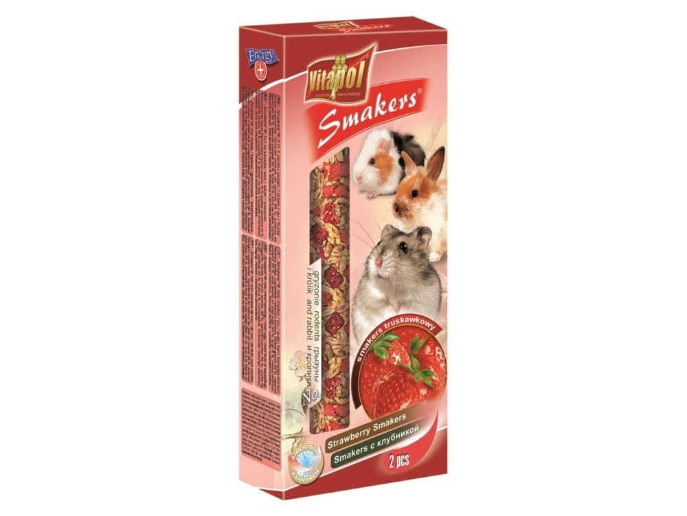 Vitapol zvp-1117, Snack, 90 g, Hamster, Mus, Kanin, Vitamin A, Vitamin B1, Vitamin B2, Vitamin B3, Vitamin C