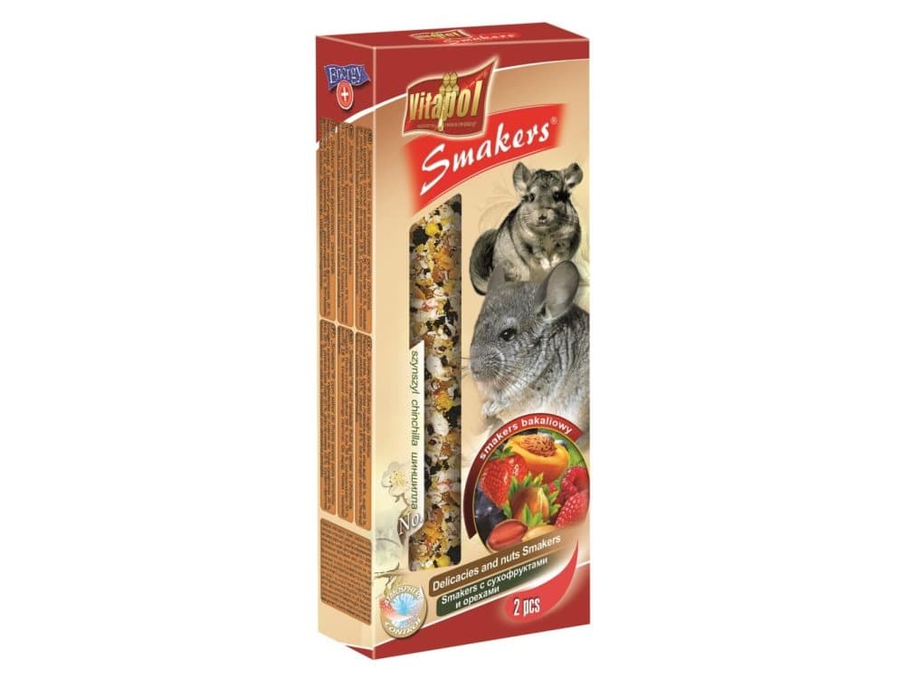 Vitapol zvp-1606, Snack, 90 g, Chinchilla, Vitamin A, Vitamin B1, Vitamin B2, Vitamin C