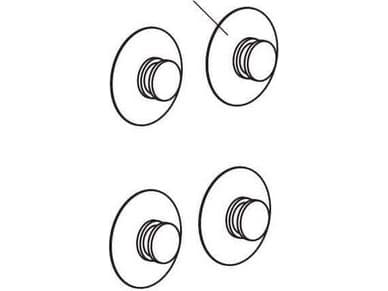AQUAEL SUCTION CUP d = 36 mm, 4 pcs.