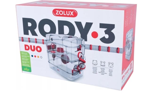 ZOLUX Bur RODY3 DUO farve: röd