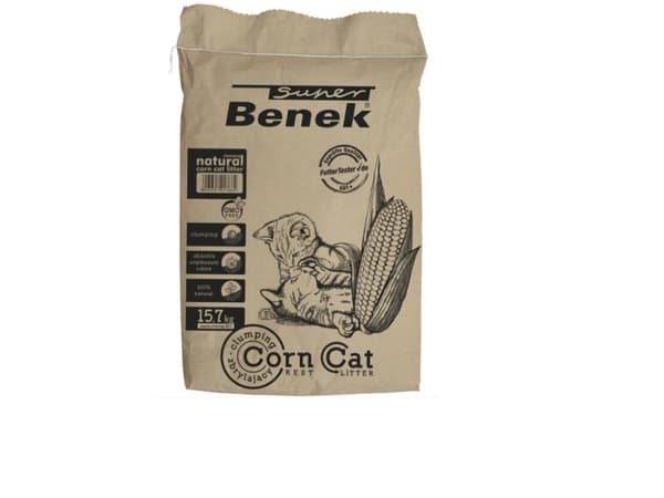 Certech Super Benek Corn Cat - Klumpar majs strö 25 l