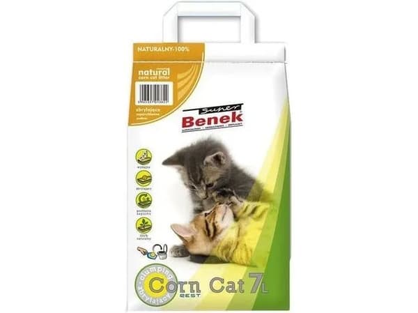 Certech Super Benek Corn Cat - Klumpar majs strö 25 l