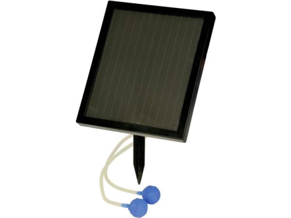 Hozelock 3537, Luftpumpe, Grå, Metall, Solar, 0,9 W, 7 V