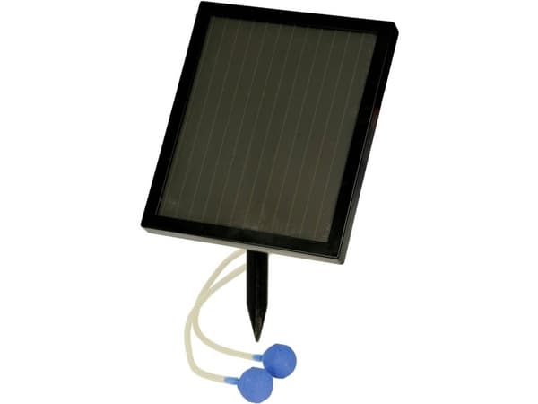 Hozelock 3537, Luftpumpe, Grå, Metall, Solar, 0,9 W, 7 V