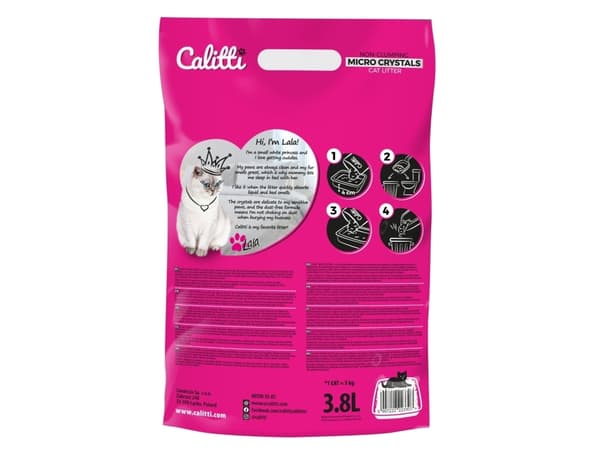 Calitti Micro Crystals - silikone strøelse 3,8 l