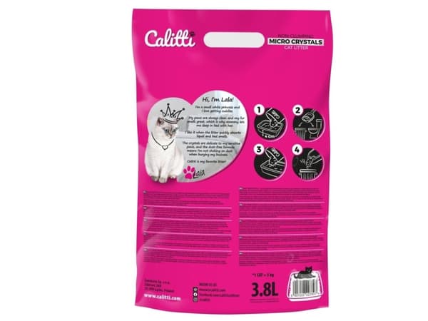 Calitti Micro Crystals - silikone strøelse 3,8 l