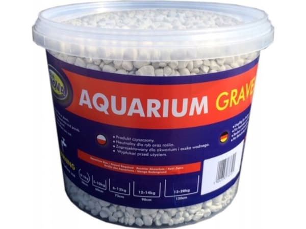 AQUA NOVA AQUA NOVA COLORED WHITE Gravel 5KG - VAT010555