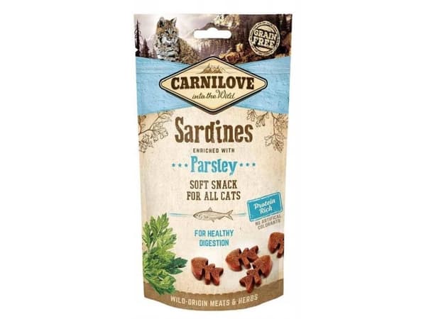 Carnilove Carnilove Cat Snack Fresh Soft Sardine+Parsley 50g