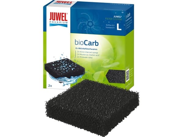 JUWEL bioCarb L (6.0/Standard) - hiilisieni akvaariosuodattimiin - 2 kpl.